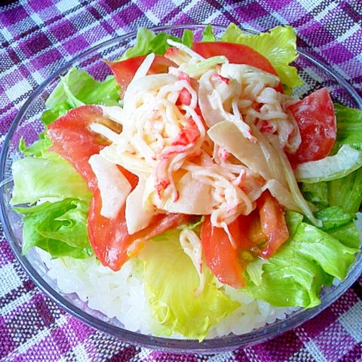 火を使わない 簡単サラダ寿司 レシピ 作り方 By Mama Papa 楽天レシピ